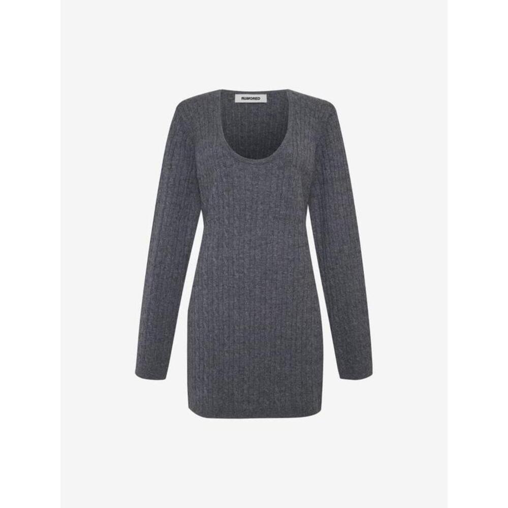 Rumored | Ojai Mini Dress – Smoke Heather (Size S, NWT) - Picture 10 of 10